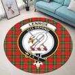 Lennox Modern Clan Crest Tartan Round Rug