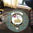 Paisley Clan Crest Tartan Round Rug