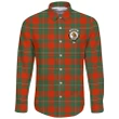 MacGregor Ancient Tartan Clan Long Sleeve Button Shirt | Scottish Clan