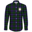 Russell Modern Tartan Clan Long Sleeve Button Shirt | Scottish Clan