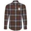 MacRae Hunting Weathered Tartan Clan Long Sleeve Button Shirt | Scottish Clan