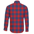 Galloway Red Tartan Clan Long Sleeve Button Shirt A91