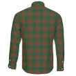 Menzies Green Ancient Tartan Clan Long Sleeve Button Shirt A91