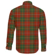 Hay Ancient Tartan Clan Long Sleeve Button Shirt A91