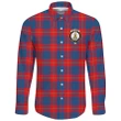 Galloway Red Tartan Clan Long Sleeve Button Shirt | Scottish Clan