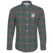 MacFarlane Hunting Ancient Tartan Clan Long Sleeve Button Shirt | Scottish Clan