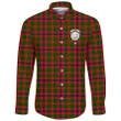 Skene Modern Tartan Clan Long Sleeve Button Shirt | Scottish Clan