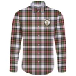 Stewart Dress Modern Tartan Clan Long Sleeve Button Shirt | Scottish Clan