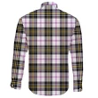 MacPherson Dress Modern Tartan Clan Long Sleeve Button Shirt A91