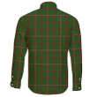 MacKinnon Hunting Modern Tartan Clan Long Sleeve Button Shirt A91