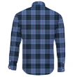 MacKay Blue Tartan Clan Long Sleeve Button Shirt A91