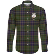 MacMillan Hunting Modern Tartan Clan Long Sleeve Button Shirt | Scottish Clan