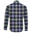 Gordon Dress Modern Tartan Clan Long Sleeve Button Shirt A91