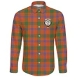 Ross Ancient Tartan Clan Long Sleeve Button Shirt | Scottish Clan