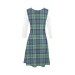 Leslie Hunting Ancient  Tartan 3/4 Sleeve Sundress | Exclusive Over 500 Clans