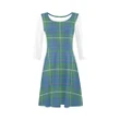 MacIntyre Hunting Ancient Tartan 3/4 Sleeve Sundress | Exclusive Over 500 Clans