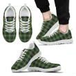 Reid Green, Men's Sneakers, Tartan Sneakers, Clan Badge Tartan Sneakers, Shoes, Footwears, Scotland Shoes, Scottish Shoes, Clans Shoes