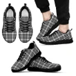 Scott Black & White Modern, Men's Sneakers, Tartan Sneakers, Clan Badge Tartan Sneakers, Shoes, Footwears, Scotland Shoes, Scottish Shoes, Clans Shoes