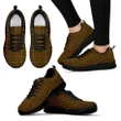 Scott Brown Modern, Women's Sneakers, Tartan Sneakers, Clan Badge Tartan Sneakers, Shoes, Footwears, Scotland Shoes, Scottish Shoes, Clans Shoes