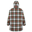 Stewart Dress Modern Snug Hoodie - Unisex Tartan Plaid Back