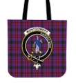 Tartan Tote Bag - Montgomery Modern Clan Badge | Special Custom Design