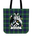 Tartan Tote Bag - Alexander Clan Badge | Special Custom Design