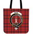 Tartan Tote Bag - Bain Clan Badge | Special Custom Design