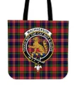 Tartan Tote Bag - MacPherson Modern Clan Badge | Special Custom Design