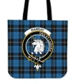 Tartan Tote Bag - Ramsay Blue Ancient Clan Badge | Special Custom Design