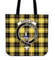 Tartan Tote Bag - Barclay Dress Modern Clan Badge | Special Custom Design