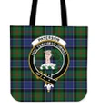 Tartan Tote Bag - Paterson Clan Badge | Special Custom Design