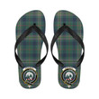 Kennedy Modern Tartan Clan Badge Flip Flops For Men/Women | Scottish Clans