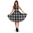 Menzies Black & White Modern Tartan Women's Dress