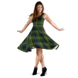 Reid Green Tartan Dress