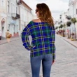 Tartan Womens Off Shoulder Sweater - Weir Modern - BN