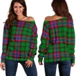 Tartan Womens Off Shoulder Sweater - McGeachie