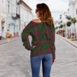 Tartan Womens Off Shoulder Sweater - Cairns - BN