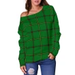 Tartan Womens Off Shoulder Sweater - Don (Tribe-of-Mar) - BN