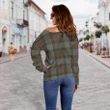 Tartan Womens Off Shoulder Sweater - Outlander Fraser - BN