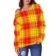 Tartan Womens Off Shoulder Sweater - MacMillan - BN