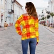 Tartan Womens Off Shoulder Sweater - MacMillan - BN