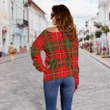 Tartan Womens Off Shoulder Sweater - Hay Modern - BN