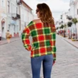 Tartan Womens Off Shoulder Sweater - Gibbs - BN