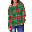 Tartan Womens Off Shoulder Sweater - Muirhead - BN