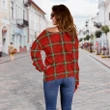 Tartan Womens Off Shoulder Sweater - MacLay Modern - BN
