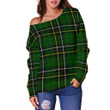 Tartan Womens Off Shoulder Sweater - MacAlpine Modern - BN