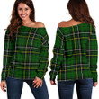 Tartan Womens Off Shoulder Sweater - MacAlpine Modern