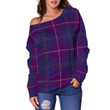 Tartan Womens Off Shoulder Sweater - Pride Of Glencoe - BN