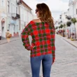 Tartan Womens Off Shoulder Sweater - Spens Modern - BN