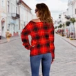 Tartan Womens Off Shoulder Sweater - MacIver Modern - BN